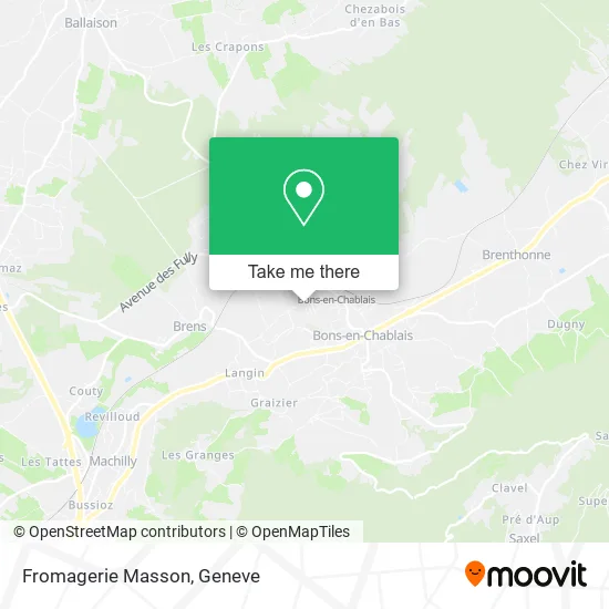 Fromagerie Masson map