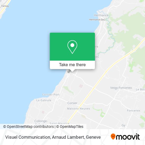 Visuel Communication, Arnaud Lambert map
