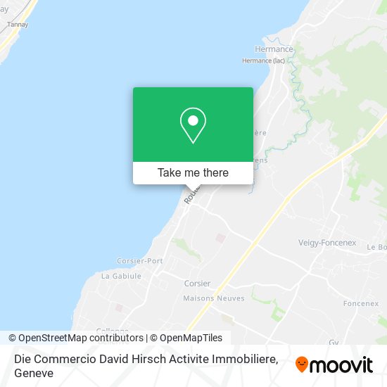 Die Commercio David Hirsch Activite Immobiliere map