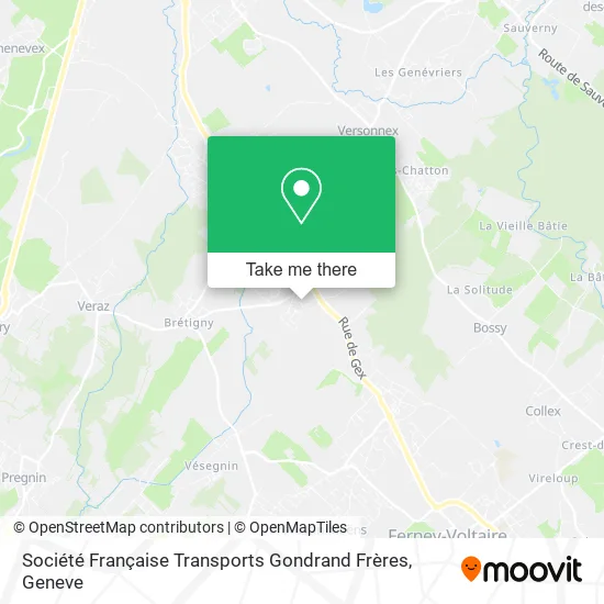 Société Française Transports Gondrand Frères map