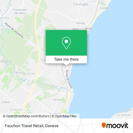Fauchon Travel Retail map