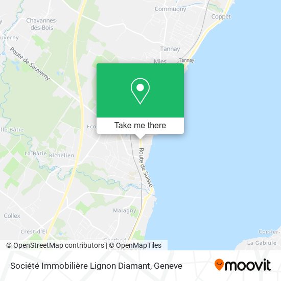 Société Immobilière Lignon Diamant Karte