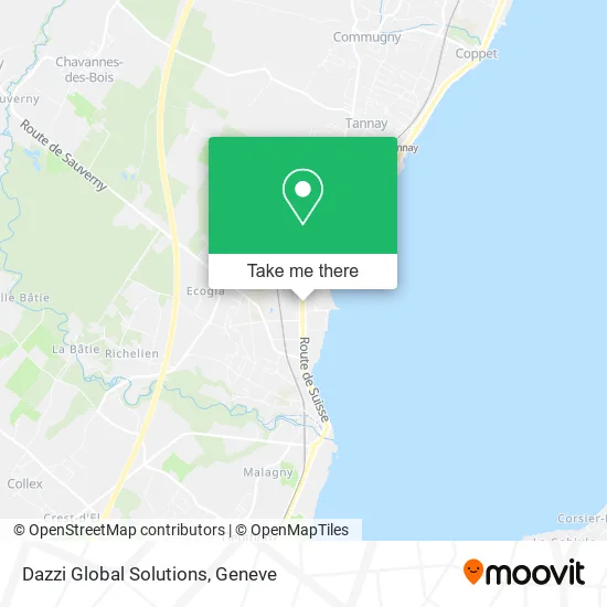 Dazzi Global Solutions map