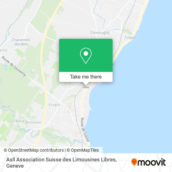 Asll Association Suisse des Limousines Libres map