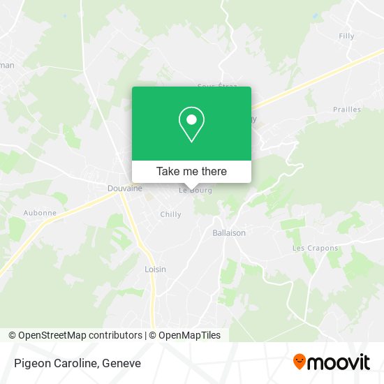 Pigeon Caroline map