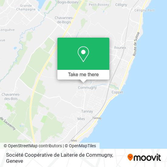 Société Coopérative de Laiterie de Commugny map