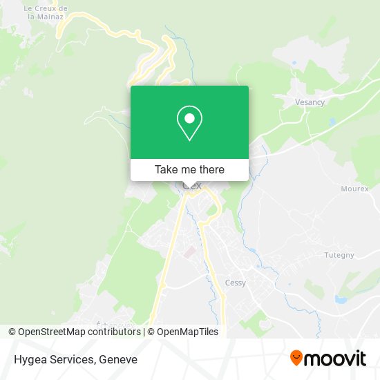 Hygea Services map