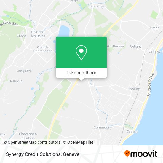 Synergy Credit Solutions map