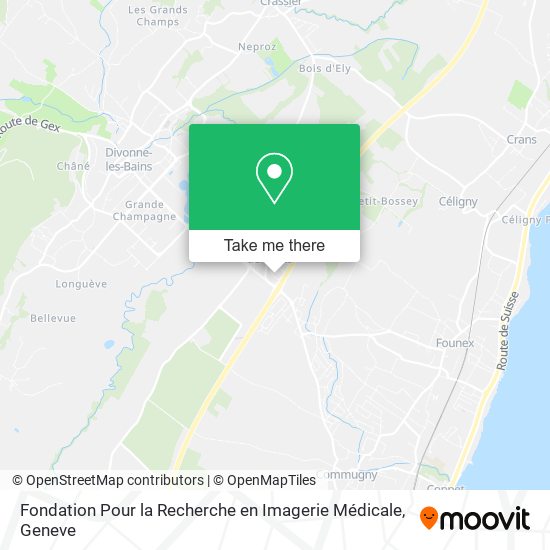 Fondation Pour la Recherche en Imagerie Médicale map