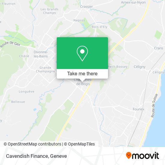 Cavendish Finance map