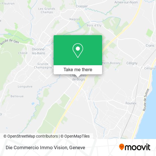 Die Commercio Immo Vision map