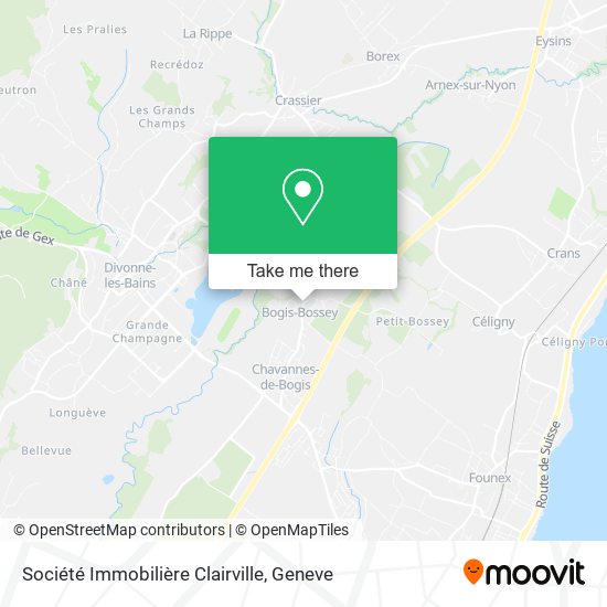Société Immobilière Clairville map