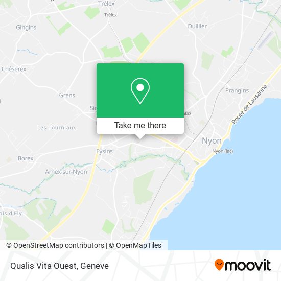 Qualis Vita Ouest map