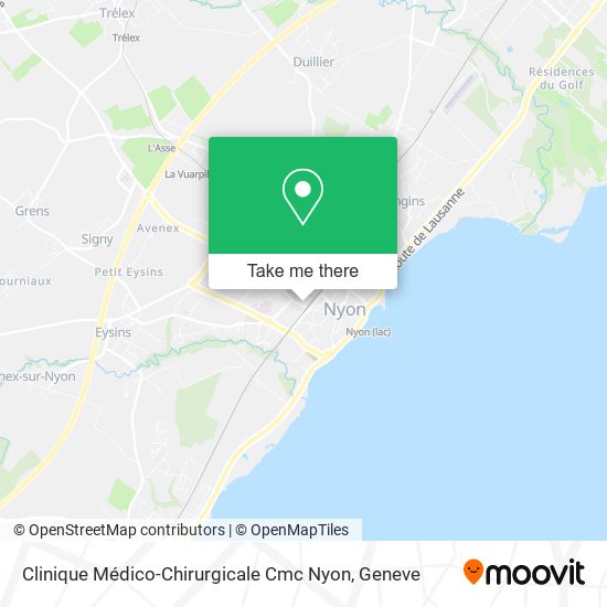 Clinique Médico-Chirurgicale Cmc Nyon map