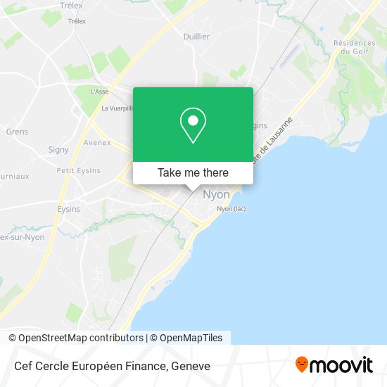 Cef Cercle Européen Finance map