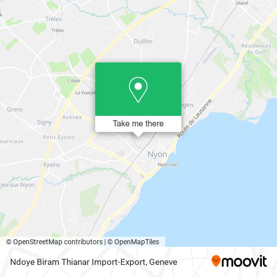 Ndoye Biram Thianar Import-Export map