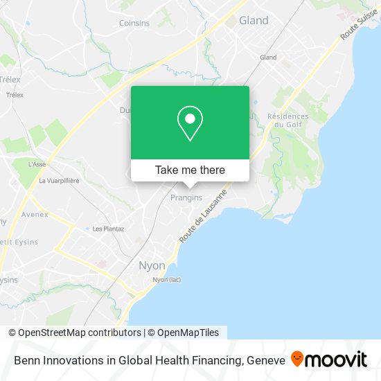 Benn Innovations in Global Health Financing map
