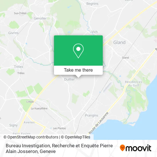Bureau Investigation, Recherche et Enquête Pierre Alain Josseron map