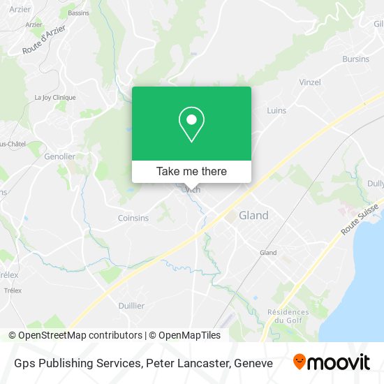 Gps Publishing Services, Peter Lancaster map