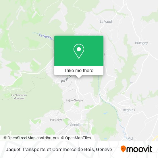 Jaquet Transports et Commerce de Bois Karte
