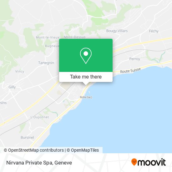Nirvana Private Spa map