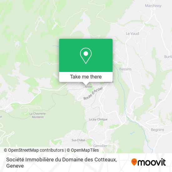 Société Immobilière du Domaine des Cotteaux map