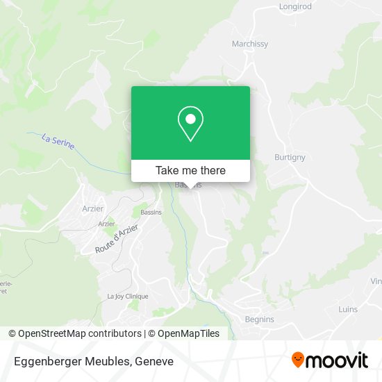 Eggenberger Meubles map