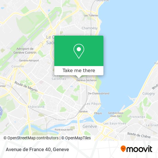 Avenue de France 40 map
