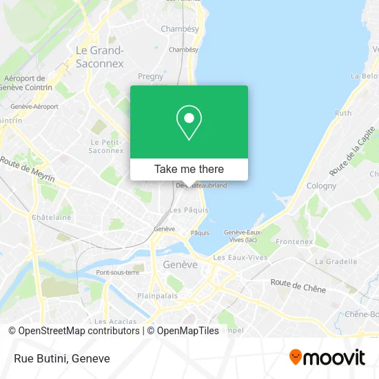 Rue Butini map