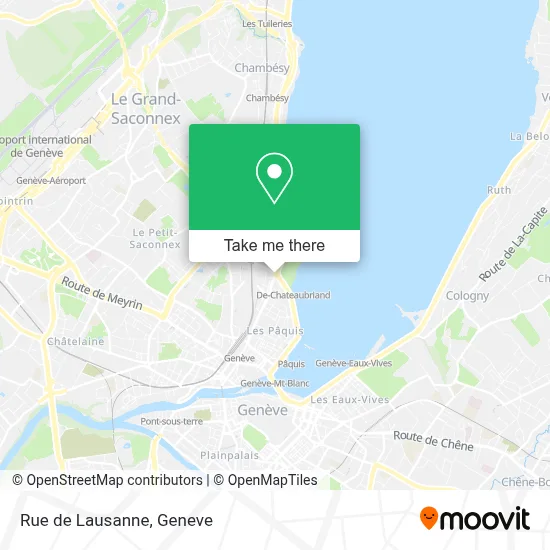 Rue de Lausanne map