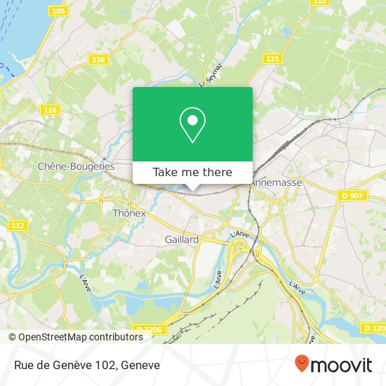 Rue de Genève 102 map