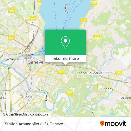 Station Amandolier (12) Karte