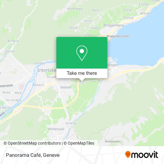 Panorama Café map