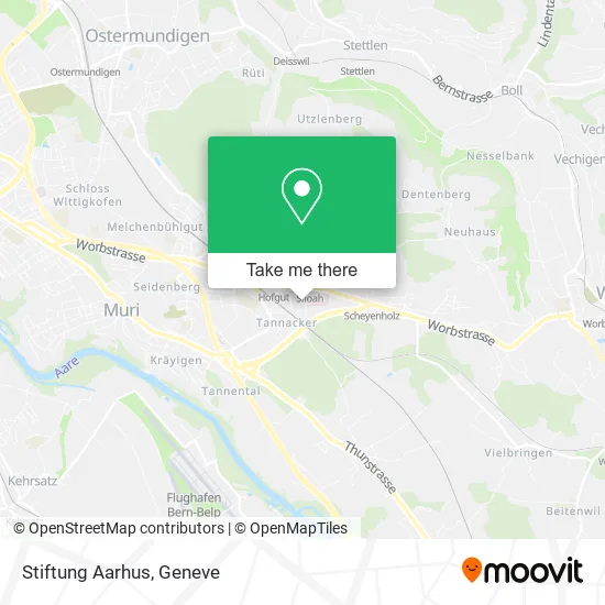 Stiftung Aarhus map