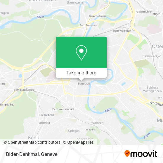 Bider-Denkmal map