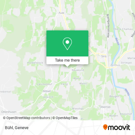 Bühl map