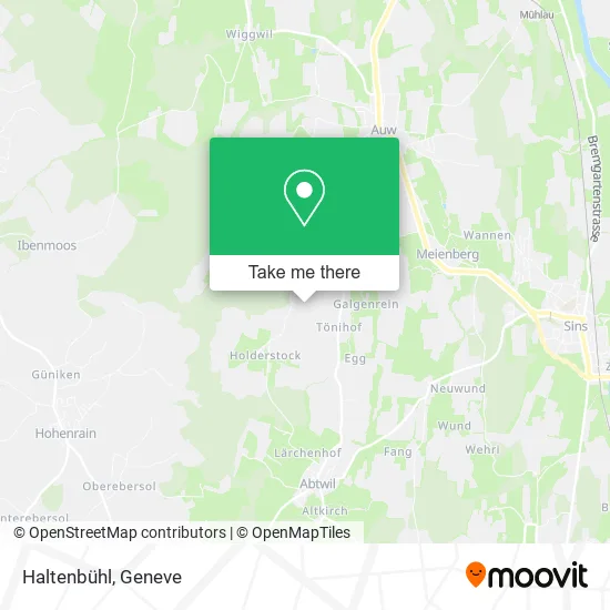 Haltenbühl map