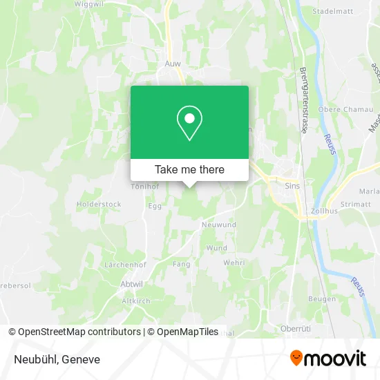 Neubühl map