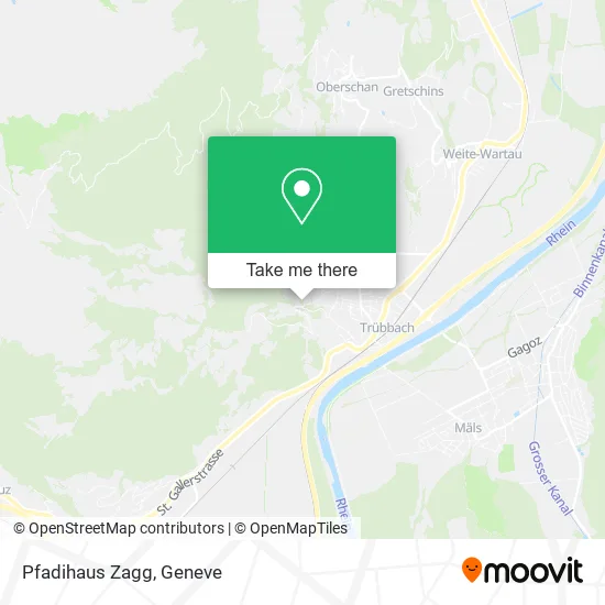 Pfadihaus Zagg plan