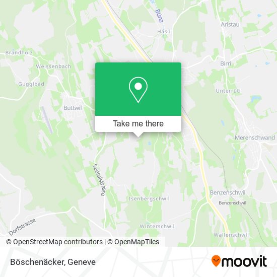 Böschenäcker map
