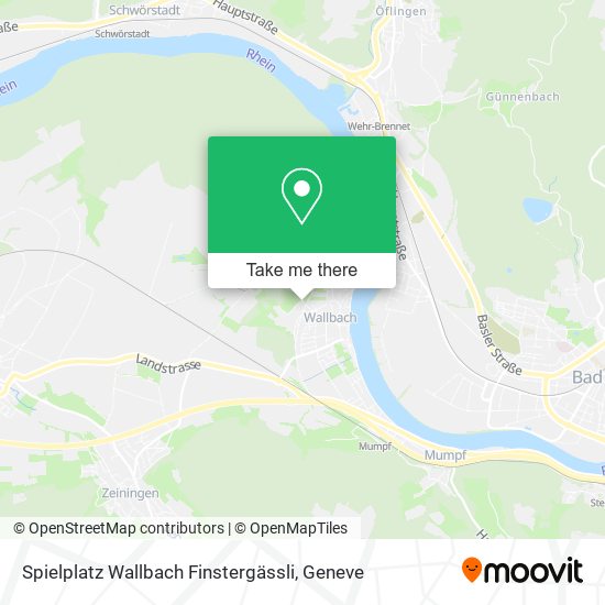 Spielplatz Wallbach Finstergässli map