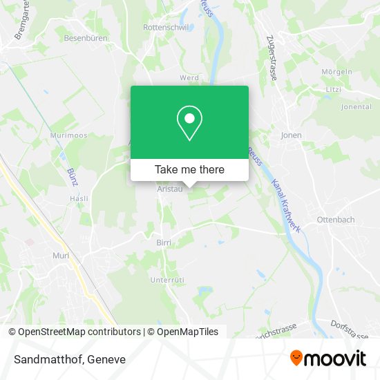 Sandmatthof map