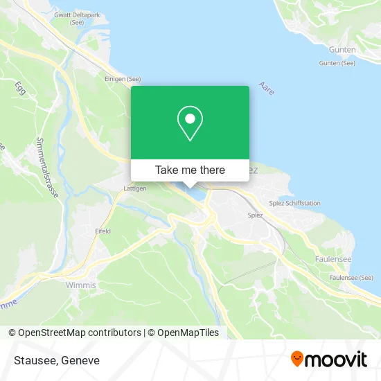 Stausee map