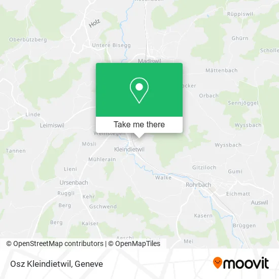 Osz Kleindietwil map