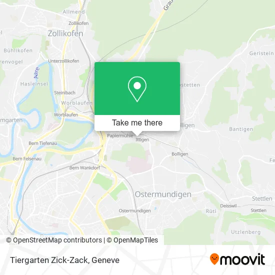 Tiergarten Zick-Zack map