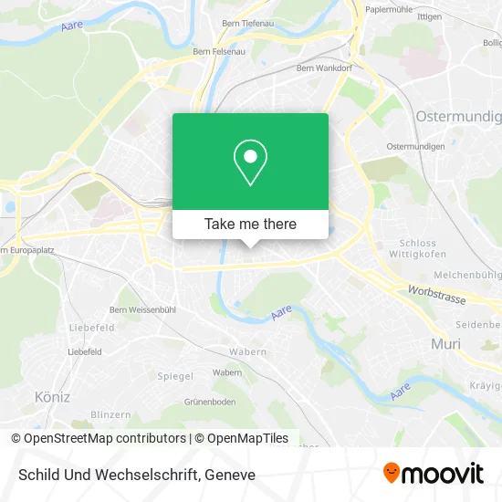 Schild Und Wechselschrift map