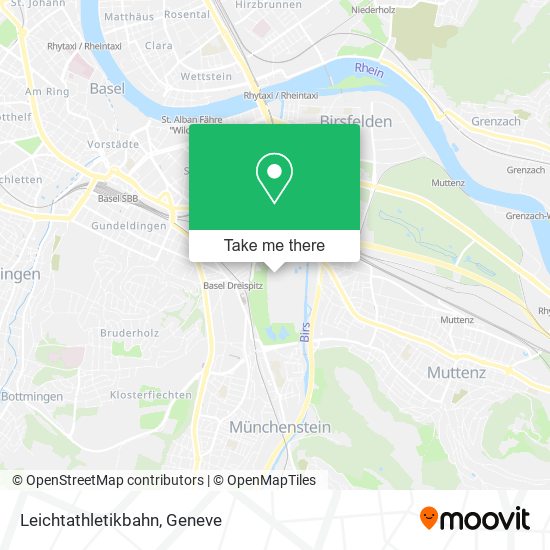 Leichtathletikbahn map