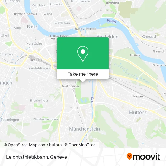 Leichtathletikbahn map