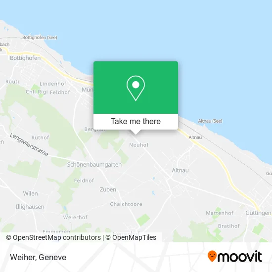 Weiher map