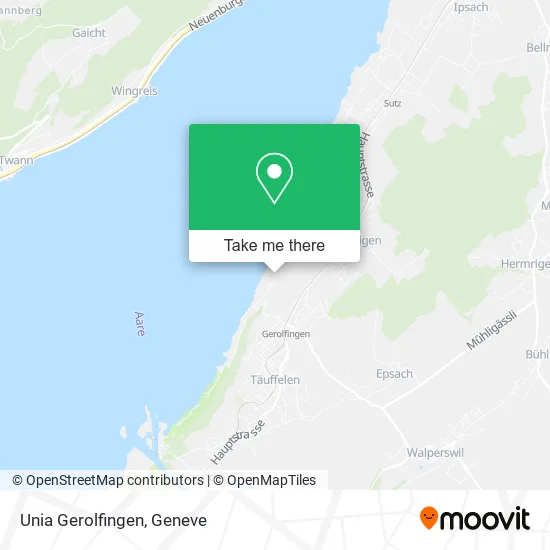 Unia Gerolfingen map